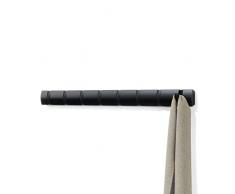 Umbra Flip Perchero de pared, Negro