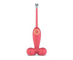 Alessi Firebird 2.0 GV34 P - Encendedor Electrico de Diseño en Resina Termoplástica, Rosa