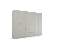 Rauch Möbel Pure by QUADRA SPIN Gabinete de Puerta giratoria, Madera de ingeniería, Gris, 271x210x54