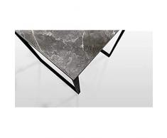 SMARTILE - Mesa de terraza Smart | Mesa Jardín Cuadrada con Tablero de Cerámica - Color Graphite | Medidas 75 x 75 x 75