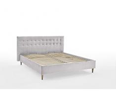 Atlantic Home Collection Marco de Cama Veronika 140 x 200 cm, con Caja de Cama y somier