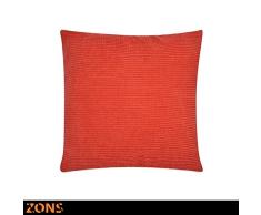 Cojín 45 x 45 cm 8 colores + acolchado 480 G (rojo)