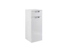 Schildmeyer Rilana 130476 Armario Medio, Blanco Brillante, 88,5 x 33 x 35 cm