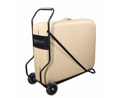 Master Massage Carretilla de Transporte con Ruedas para tumbonas de Masaje móviles, Mesa de Masaje, Cama de Terapia, Banco Easy to Go