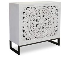 Menzzo - Cómoda y aparador, Madera, 85 x 35 x 80 cm