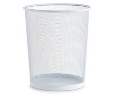Zeller 17724 - Papelera, color blanco