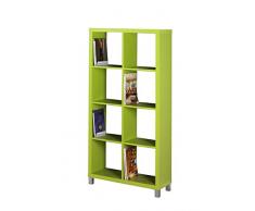 Kit Closet Estantería Kubox 8 Huecos Verde