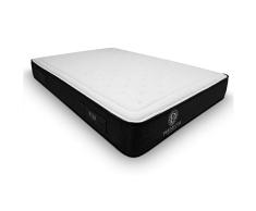 Duérmete Online Premium Colchón Viscoelástico Fijji | Tejido Bambú | Tratamiento Sanitized, Espuma, Blanco, 140x180