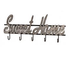 Haku Möbel Carro de cocina - carro roble claro en blanco, altura 84 cm