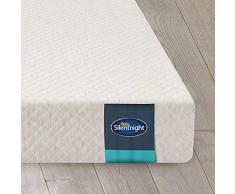 Silentnight Easy Living - Colchón Enrollado de Espuma con Soporte de Memoria, Fabricado en el Reino Unido, tamaño Mediano, Individual, Color Blanco