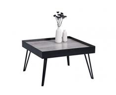 HomeTrends4You Julian 1 Mesa de Centro o sofá, B/H/T = 65x39x65cm