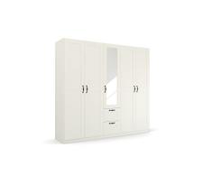 Rauch Möbel Cabaña de Quadra Spin Gabinete de Puerta giratoria, Madera de ingeniería, Blanco, 226x210x54