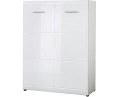 GERMANIA DIE MÖBELMACHER GW-Adana 3524 Zapatero, Madera, Blanco, 90 x 120 x 36