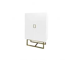 DKD Home Decor Armario, Madera de ingeniería, Blanco, Estándar
