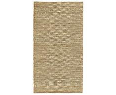HAMID - Alfombra de Yute Giralda 100% Fibra de Yute Natural - Alfombra Suave y de Alta Resistencia - Tejida a Mano - Alfombra de Salón, Comedor, Dormitorio, Pasillo - (Blanco, 150x80cm)