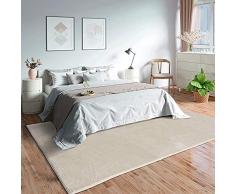 MIA´s Teppiche Olivia - Alfombra de salón, 100% poliéster, Beige, 120 x 170 cm