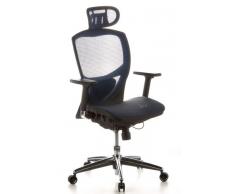 hjh OFFICE 657010 silla de oficina VENUS ONE tejido de malla azul silla ejecutiva ergonómica