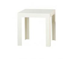 Kartell 8850E5 Tip Top - Mesa Auxiliar, Color Blanco Satinado