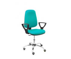 Piqueras y Crespo Socovos Silla de Oficina, Acero, Verde Claro, 116x48x48 cm