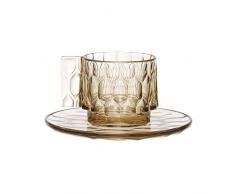 Kartell Jaleas Familia, Juego de Café, Plástico, Verde, 1 Unidad