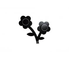 Foppapedretti Appendifiore Perchero de Pared, Negro