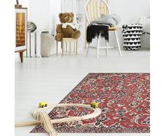 VINILIKO, Alfombra de vinilo, Fathima, Rojo, 50x140 cm