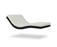 Gerialife Colchón 80x190 Viscoelástico, Altura 20 cm, Funda de algodón Fresca y Transpirable, Apto para Camas articuladas