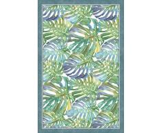 Vilber Saphira DU 03 78X120 Alfombra, Vinilo, Verde, 78 x 120 x 0.22 cm