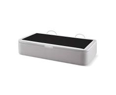 Naturconfort Canapé, Acero, Blanco, 80 x 190 cm
