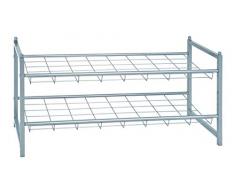 Haku Möbel 38716 zapatero, 30 x 80 x 38 cm, aluminio