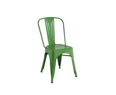Kit Closet 5020519054 - silla de metal, verde 86 x 44 x 47