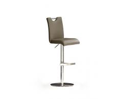 Robas Lund Bar Silla Bar. Do 360 Grados. Capuchino Acero Inoxidable 50 x 42 x 116 cm