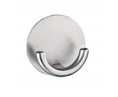 Wenko Gancho de Pared, Acero Inoxidable, Plata Mate, 5.3x5.3x3 cm
