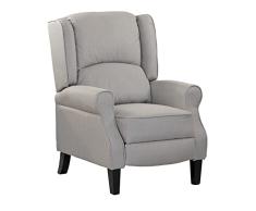 BRIGROS La voglia di fare Sillón Relax, Madera de ingeniería, TóRTOLA, L