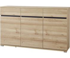 GERMANIA DIE MÖBELMACHER Cómoda, Engineered Wood, Natural, 144 x 88 x 40 cm