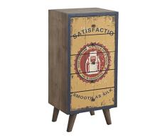 GEESE Cajonera de Madera con 5 cajones, Marrón, 38x45x95 cm