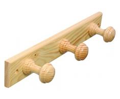 Brinox Perchero, Roble, 35.5x5.5x7.4 cm