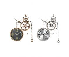 DKD Home Decor Reloj de Pared, Estándar