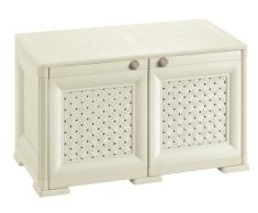 Tontarelli 8085548210EAN - Armario Alto para baño, Color Crema