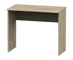 MUEBLES PITARCH EKO Mesa, Aglomerado de partículas y melamina de Alta Densidad, Roble Cambrian, 75 x 90 x 50 cm