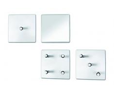 Haku Möbel 4 armarios, 6 x 15 x H: 15 cm, azul