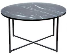 Amazon Brand - Movian Rom - Mesa de centro, 80 x 80 x 45 cm, negro