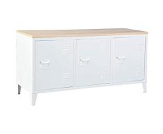 MEUBLE COSY Armario de Cocina Dormitorio Mesa de Salón Moderno Mueble TV Consola Recibidor con 3 Puertas y Estantes