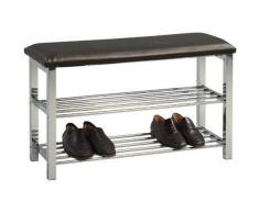 HomeTrends4You 799936 Ropa para Banco, 80 x 50 x 30 cm, Cromado