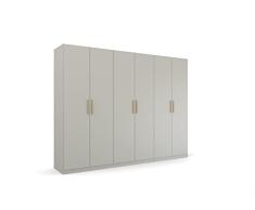 Rauch Möbel Skandi by QUADRA SPIN Gabinete de Puerta giratoria, Madera de ingeniería, Gris, 271x210x54