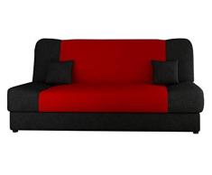 Mirjan24 Esquina Derecha Malwi con reposabrazos Regulables, sofá esquinero con función de Dormir y canapé, Forma de L del Fabricante, Microfibra, Alova 04 + Alova 46, 195 x 87 x 86 cm