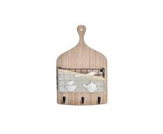 DKD Home Decor Perchero de Pared, Estándar