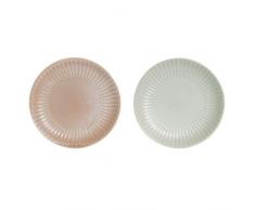 DKD Home Decor Plato Llano, Estándar