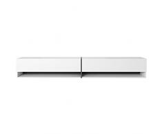 Selsey MIRRGO TV lowboard 200 cm, Blanco, 200