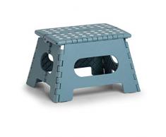 Zeller Taburete Plegable, Azul Claro, Klein
